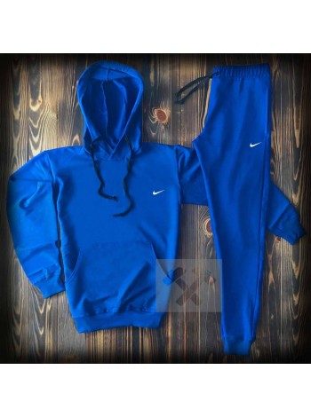 Синий спортивный костюм Nike