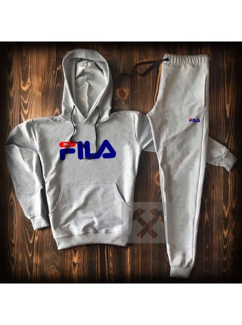 Серый спортивный костюм FILA