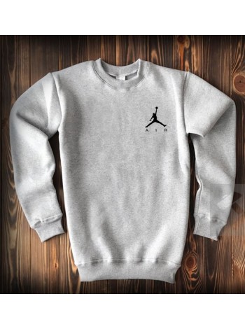 Серый весенний свитшот Air Jordan