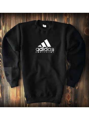 Черный весенний свитшот Adidas