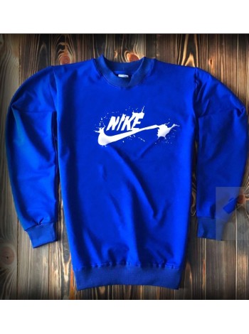 Синий весенний свитшот Nike