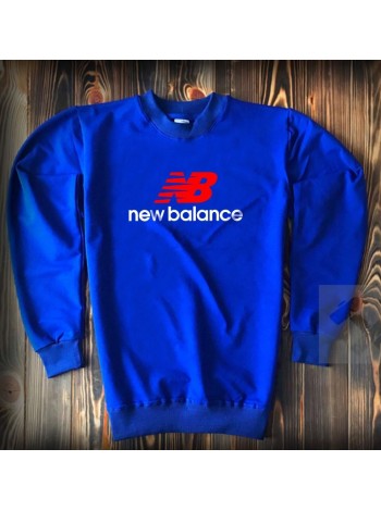 Синий весенний свитшот New Balance
