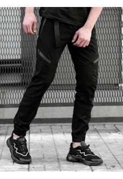 Джоггеры BEZET Techwear black