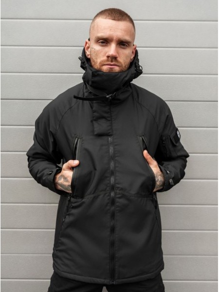 Осенняя куртка BEZET Techwear black’20