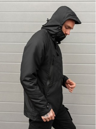 Осенняя куртка BEZET Techwear black’20