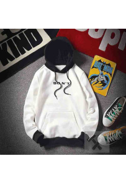 Бело-черное худи 
