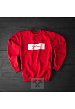 Красный свитшот Supreme